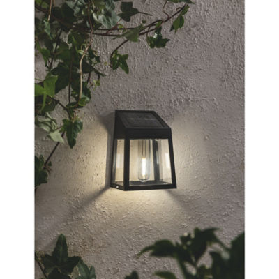 George Home filament wall light solar powered, imported from the UK