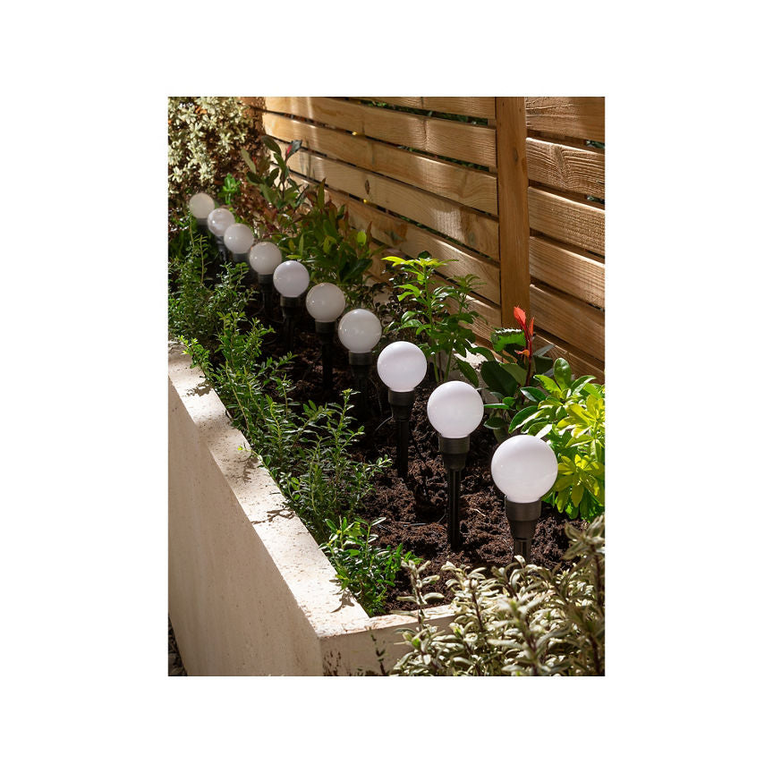 George Home Orb Stake Lights 10 Pack GOODS ASDA   