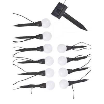 George Home Orb stake lights 10 pack 18.5cm tall - British product