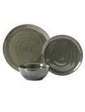 George Home green reactive glaze 12 piece dinner set (British brand)