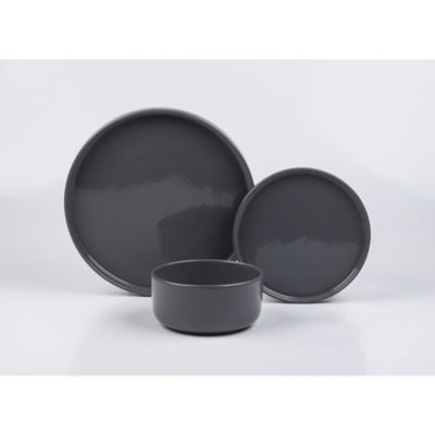 George Home grey dinner set 12 piece (British brand)