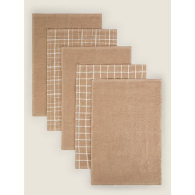 George Home Natural Terry tea towels (British brand)