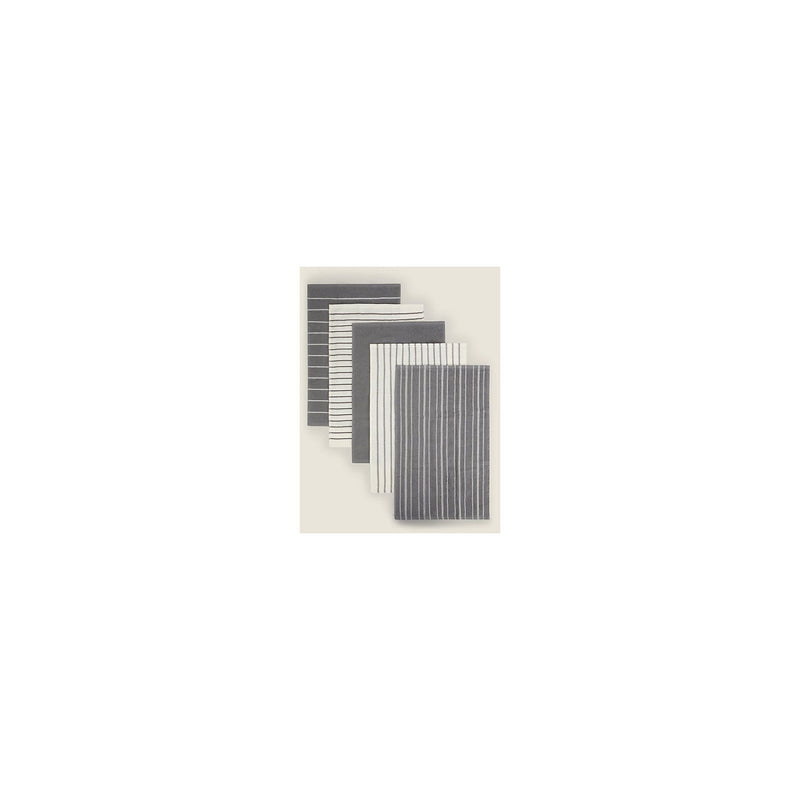 George Home grey check terry tea towels (British brand)