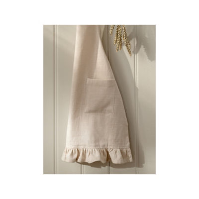 Stacey Solomon natural frill kids apron (British brand)