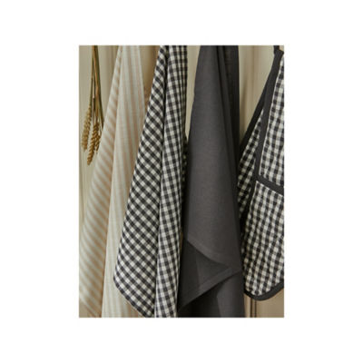 Stacey Solomon gingham tea towel and oven glove set, imported from the UK
