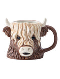 George Home Highland Cow shaped mug - British product
