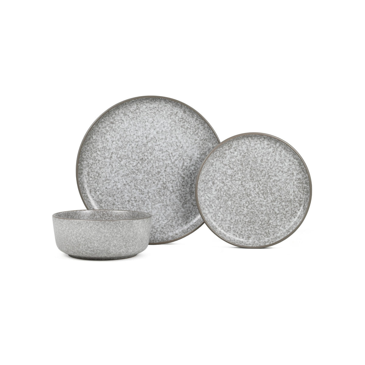 George Home concrete-effect stoneware dinner set, UK version