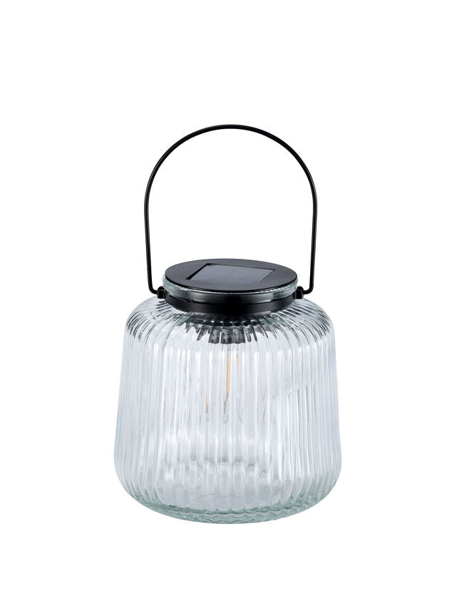 George Home Glass Ribbed Lantern GOODS ASDA   