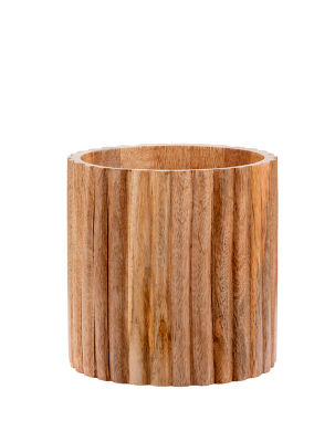 George Home round ribbed pot 20x20x20cm (British brand)
