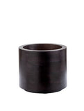 George Home black wooden planter 17.75x17.75x16.5cm - British product