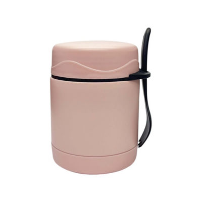 George Home Pink Food Flask with Spoon 300ml
