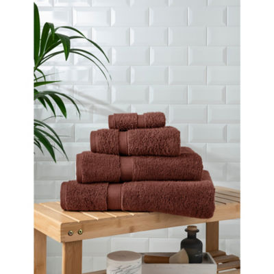 George Home super soft bath sheet in brandy brown (British brand)