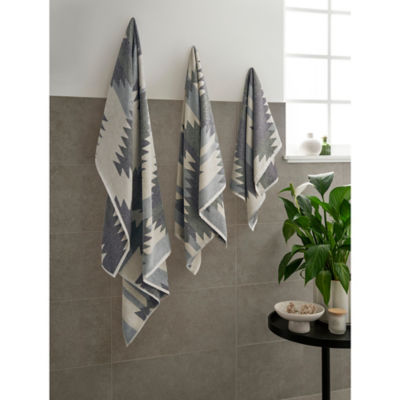 George Home Navaho hand towel multi-coloured cotton, imported from the UK