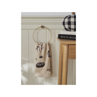Stacey Solomon black bat print guest towel set 40x60cm - British product