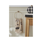 Stacey Solomon black bat print guest towel set 40x60cm - British product