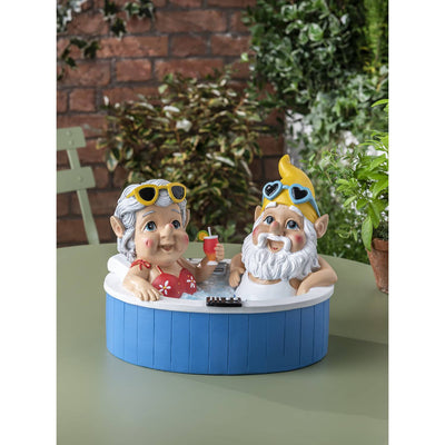 ASDA George Home Hot Tub Grandparents Gnome Ornament 20.5 x 15 x 16cm- Buy online at McGrocer