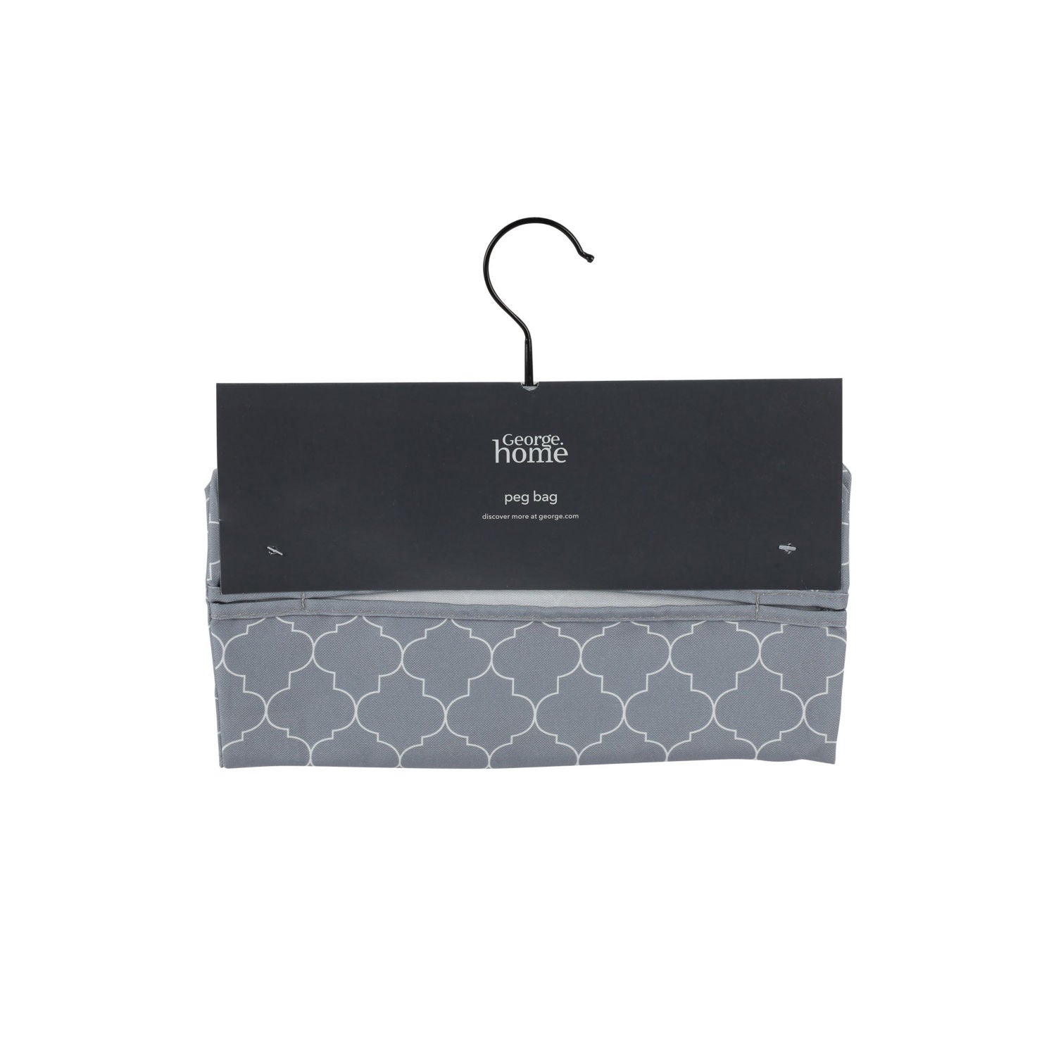 George Home patterned fabric peg bag (British brand)