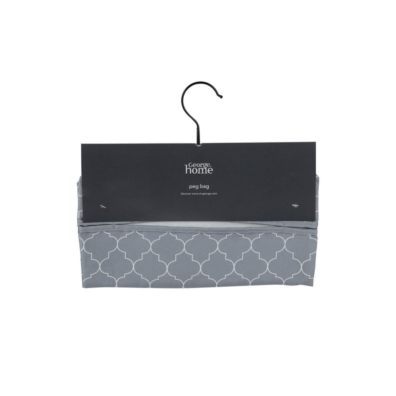 George Home patterned fabric peg bag (British brand)