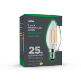 ASDA candle lightbulb warm white 25W small screw E14 - British product