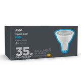 ASDA LED MR16 warm white bulb 3 pack (British brand)
