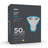 ASDA LED GU10 warm white lightbulb - British product