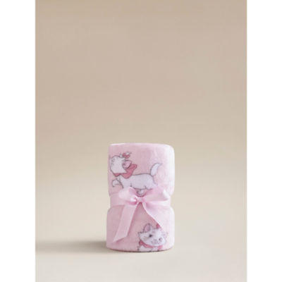George Home Disney Marie pink fleece blanket 100x70cm, UK version