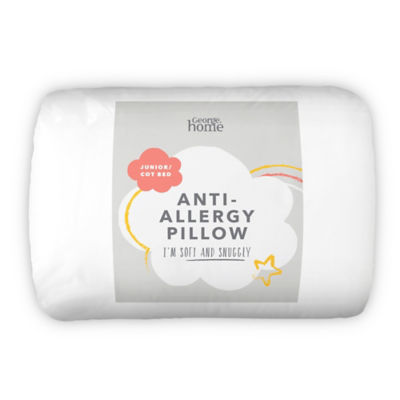 ASDA George Home Anti Allergy Toddler Cot Bed Pillow 60cm x 40cm- Buy online at McGrocer