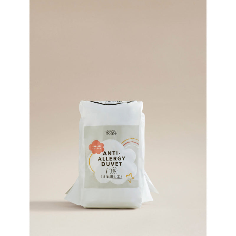 George Home cot bed duvet 7 tog anti allergy - British product