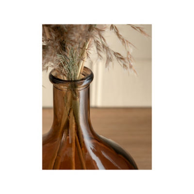 At Home with Stacey Solomon brown pampas grass vase 23 cm - British product