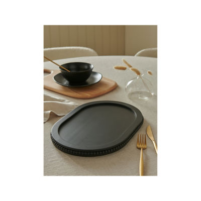 Stacey Solomon black beaded decorative tray, UK version