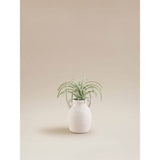 George Home cream artificial plant in ceramic pot 19cm - UK version