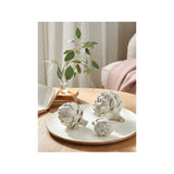 At Home with Stacey Solomon grey artichoke ornaments set of 3 (British brand)