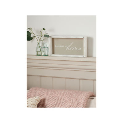 Stacey Solomon green wooden home sign, imported from the UK