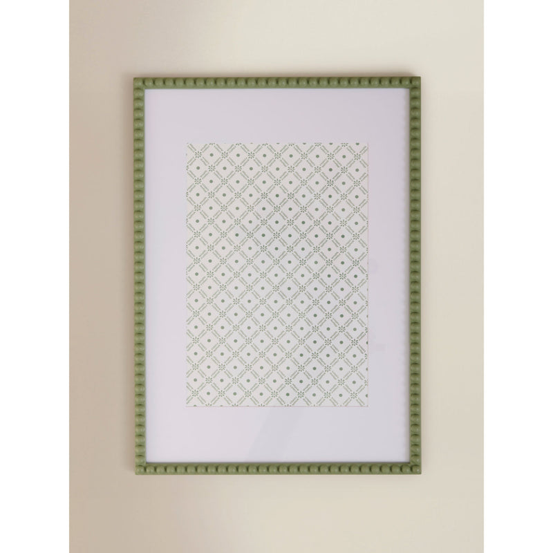 George Home green beaded photo frame A3, UK version