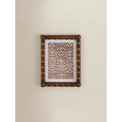 George Home dark wood bobbin picture frame 7x5 inch - British product