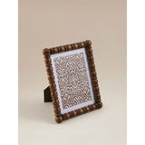 George Home dark wood bobbin picture frame 7x5 inch - British product