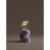 George Home lilac portable checkerboard lamp, imported from the UK