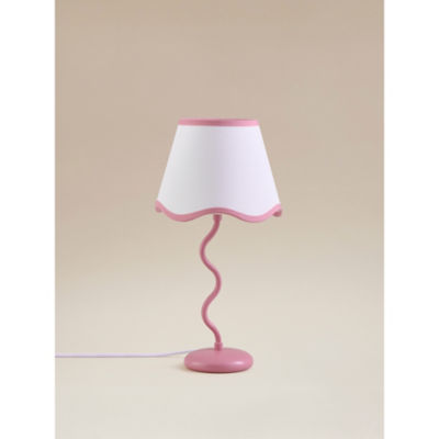 George Home pink wave lamp 36cm tall - British product