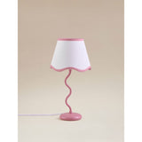 George Home pink wave lamp 36cm tall - British product