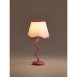 George Home pink wave lamp 36cm tall - British product