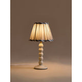 George Home white bobbin table lamp (British brand)