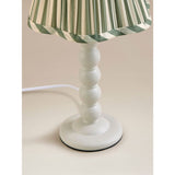 George Home white bobbin table lamp (British brand)