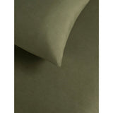 George Home green soft touch sheet and pillowcase set single, UK version