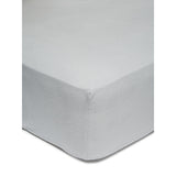 George Home grey brushed cotton fitted sheet double, UK version