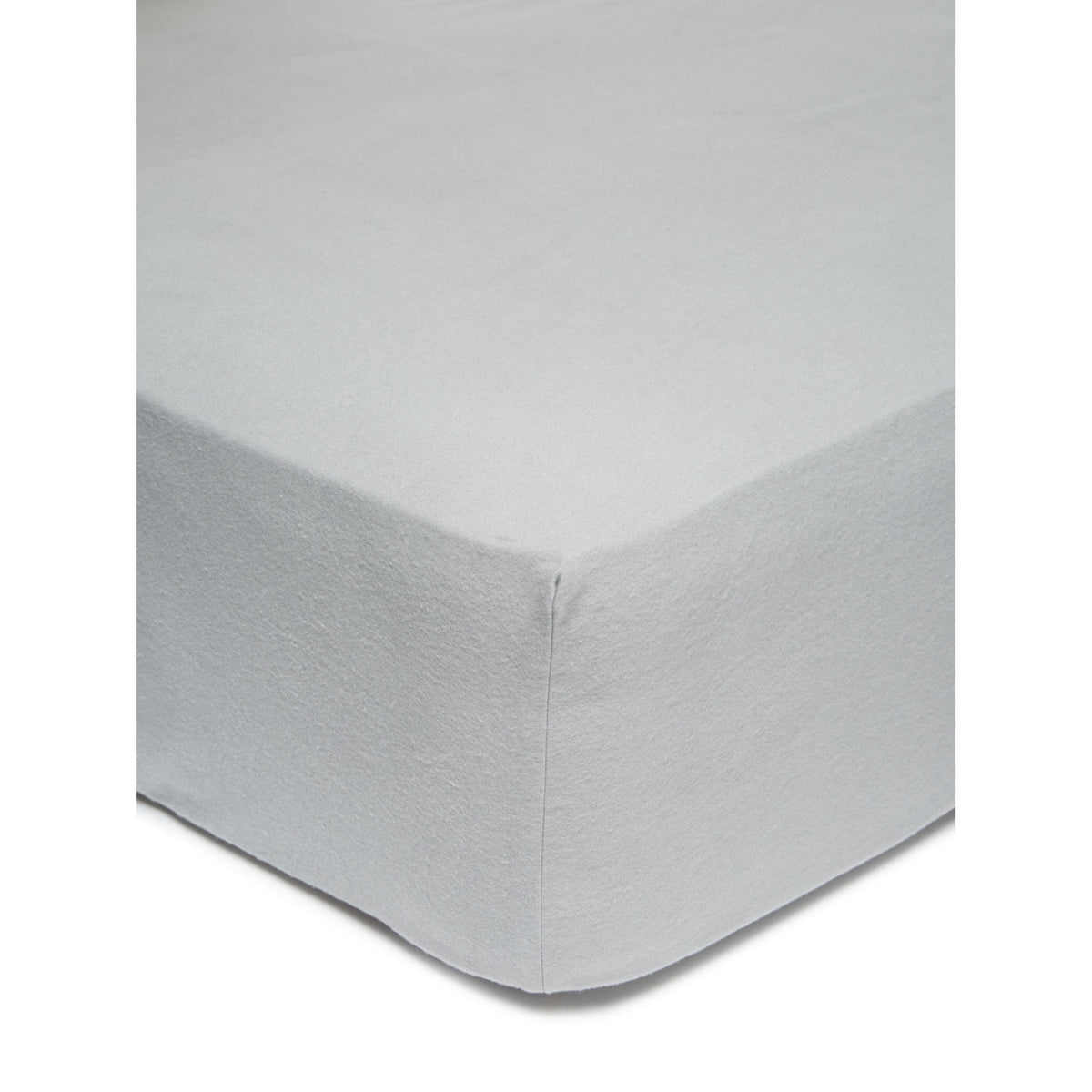 George Home grey brushed cotton fitted sheet king (British brand)