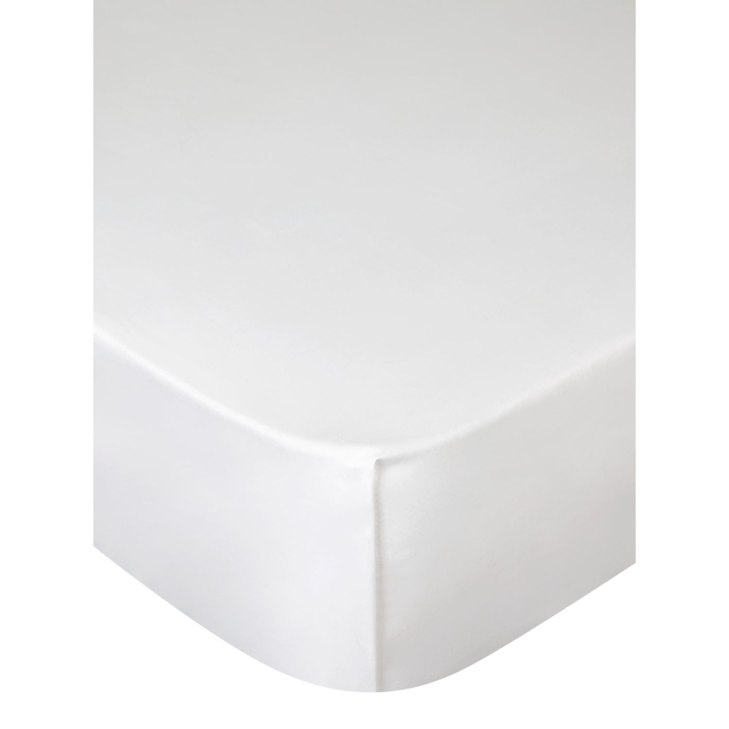 George Home white cotton flat sheet double - British product