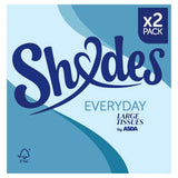 ASDA Shades Everyday extra large compact tissues twin pack (British brand)