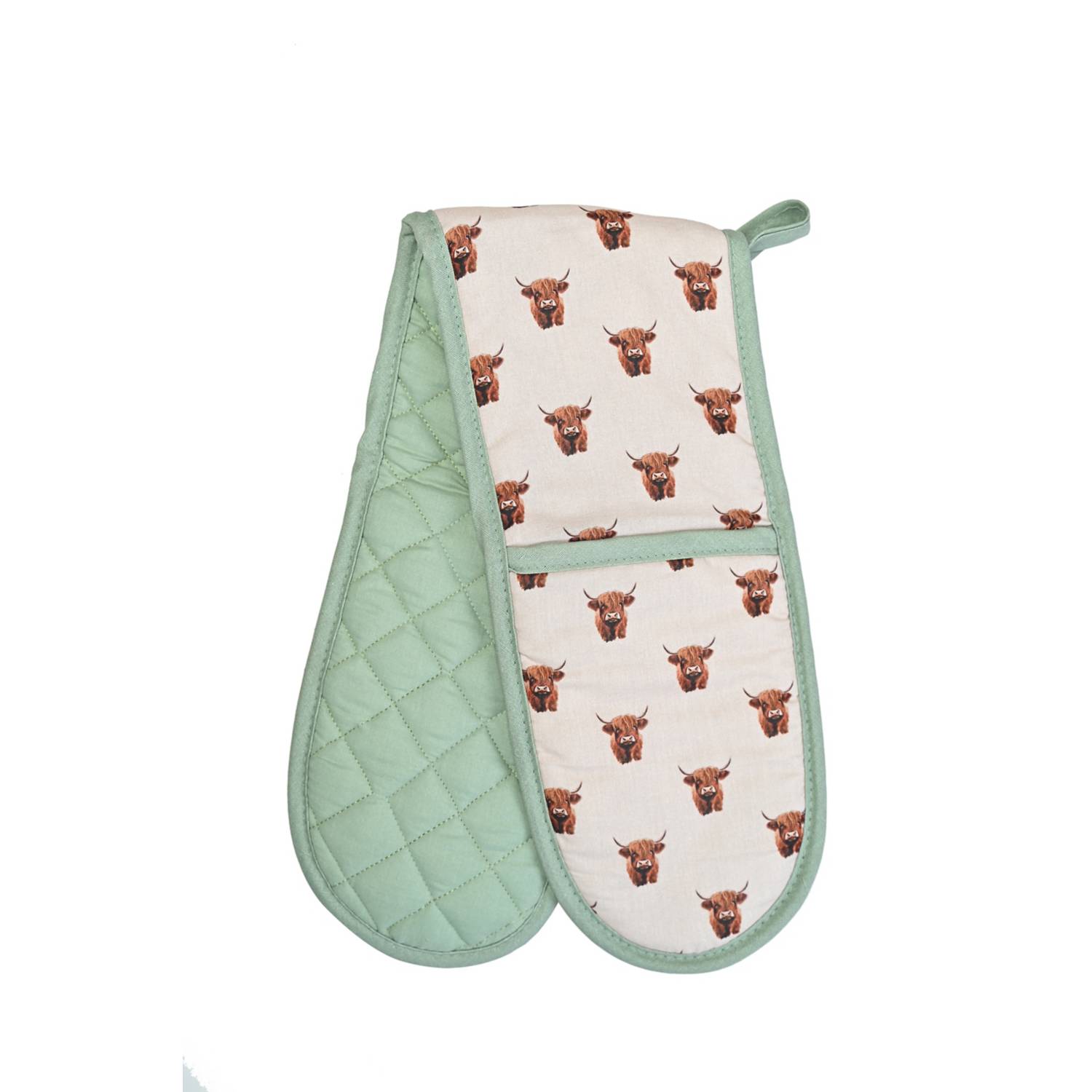 George Home Highland Cow oven glove - British product