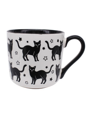 George Home black cat mug stoneware, UK version