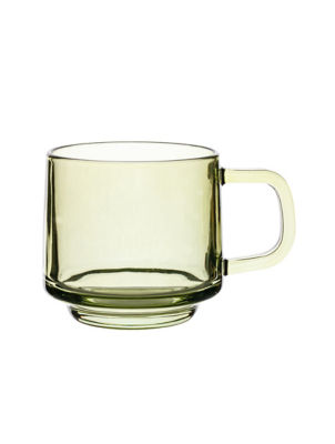 ASDA George Home Green Glass Stacking Mug- Buy online at McGrocer